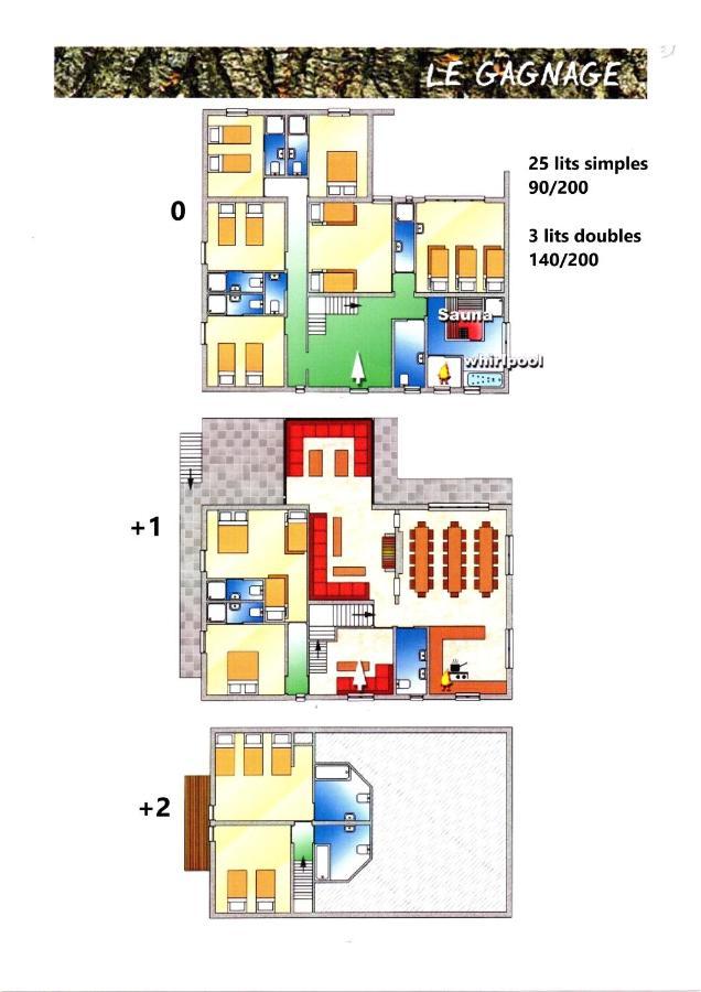 فيلا Le Gagnage 31 Pers- Malmedy, Rustique, Vue, Wellness المظهر الخارجي الصورة